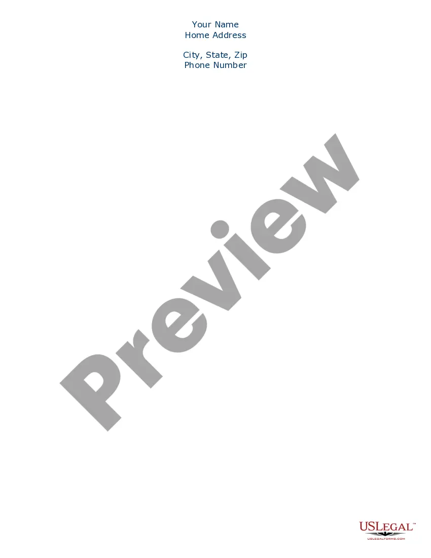 Preview Credit Letter to Close Account