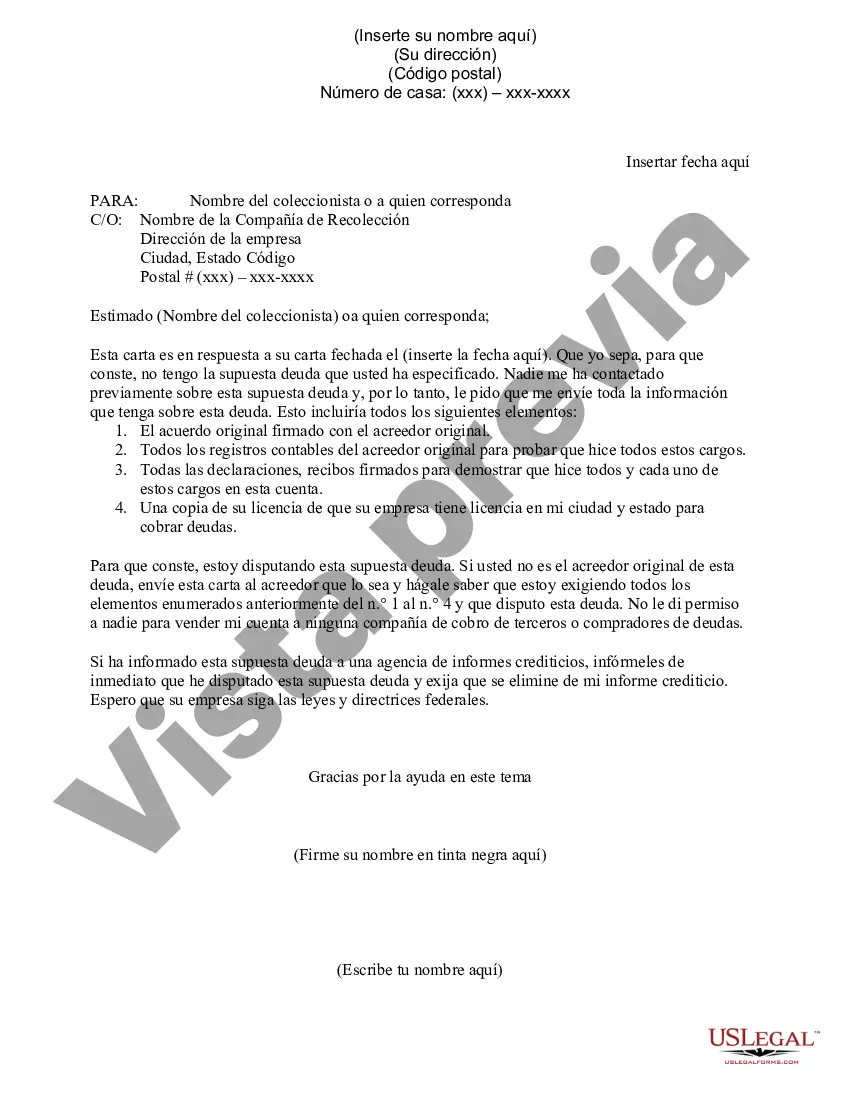 Preview Solicitud de Prueba de Deuda