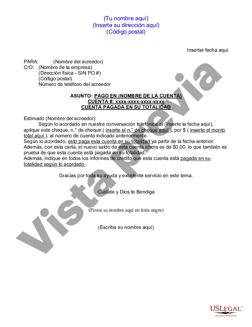 Preview Carta de cuenta pagada en su totalidad