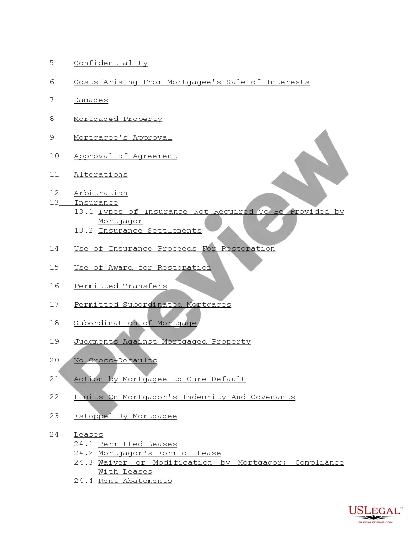 Get Form of Mortgage Deed of Trust and Variations Preview Form of Mortgage Deed of Trust and Variations