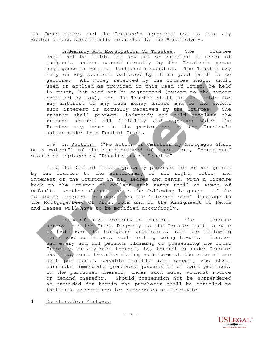 Get Instructions for Completing Mortgage Deed of Trust Form Preview Instructions for Completing Mortgage Deed of Trust Form
