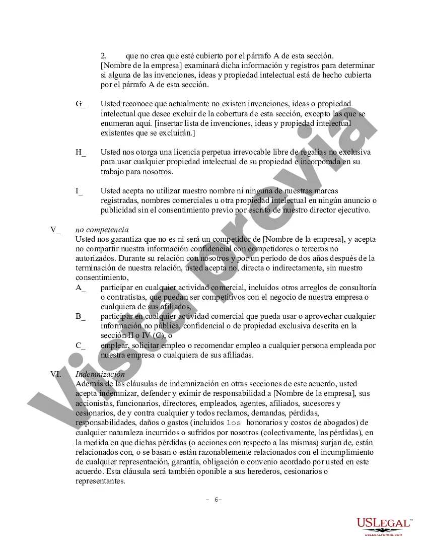 Preview Acuerdo de Protección y Transferencia de Tecnología para No Empleados
