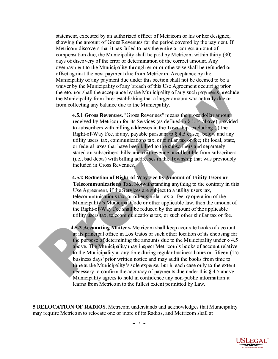 page 6 Right of Way Agreement preview