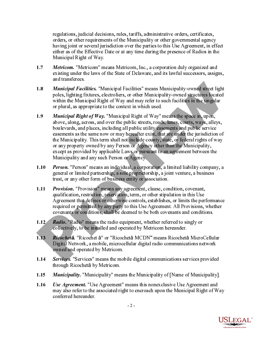 Get Right of Way Agreement Preview Right of Way Agreement