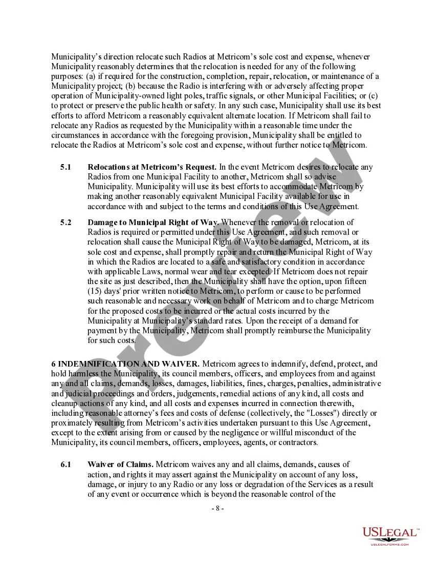 Get Right of Way Agreement Preview Right of Way Agreement