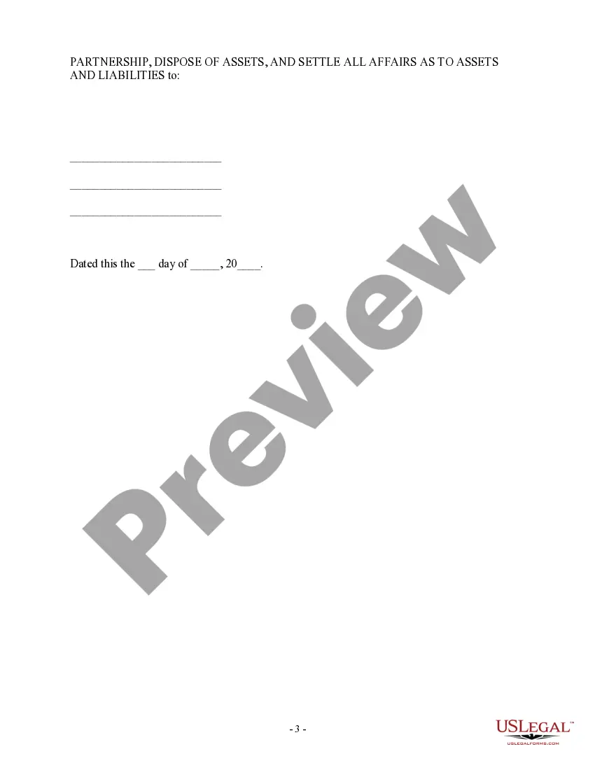 Get Motion for Appointment of Special Master Receiver to Dissolve Partnership, Dispose of Assets and Settle all Affairs as to Assets and Liabilities Preview Motion for Appointment of Special Master Receiver to Dissolve Partnership, Dispose of Assets and Settle all Affairs as to Assets and Liabilities