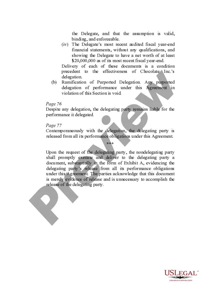 Get Assignment and Delegation Provisions - The Anti-Delegation Clause Preview Assignment and Delegation Provisions - The Anti-Delegation Clause