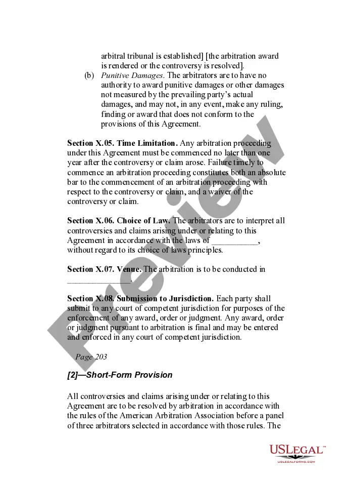 Get Putting It All Together - Arbitration Provisions Preview Putting It All Together - Arbitration Provisions