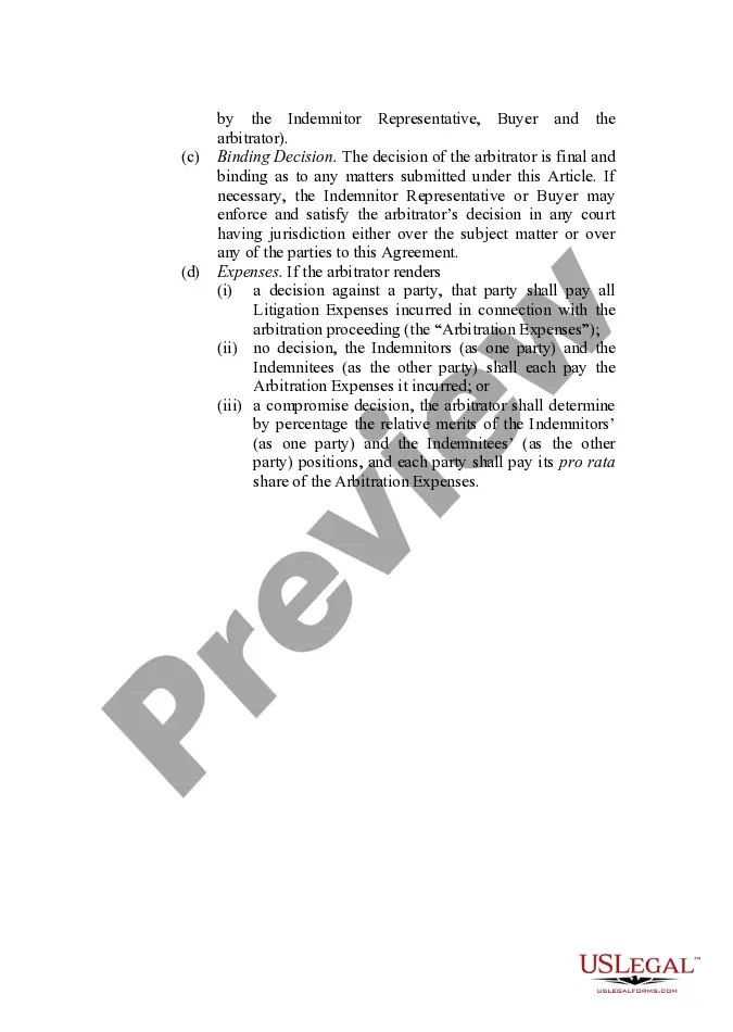 Get Indemnity Provisions - Procedural Issues Preview Indemnity Provisions - Procedural Issues