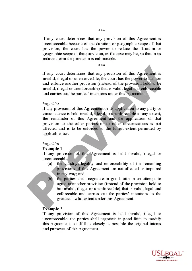 Get Negotiating and Drafting the Severability Provision Preview Negotiating and Drafting the Severability Provision