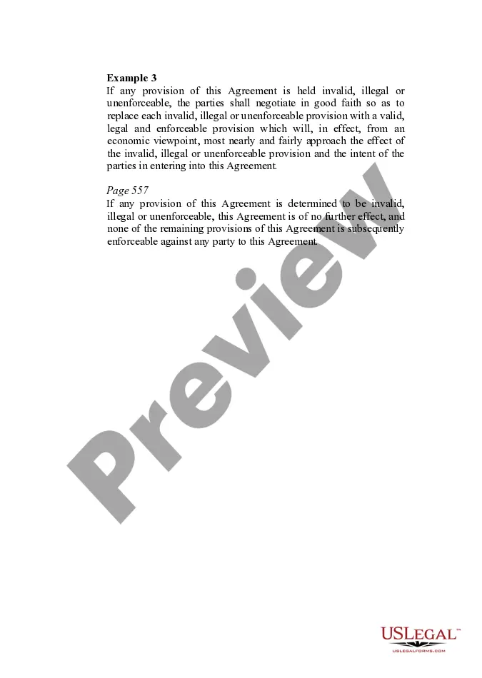 Get Negotiating and Drafting the Severability Provision Preview Negotiating and Drafting the Severability Provision