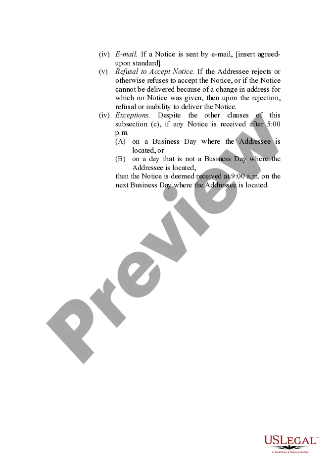 Get Notices Provisions - Long-Form Provision Preview Notices Provisions - Long-Form Provision