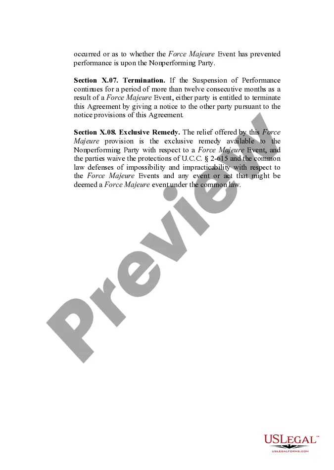 Get Force Majeure - Long-Form Provision Preview Force Majeure - Long-Form Provision