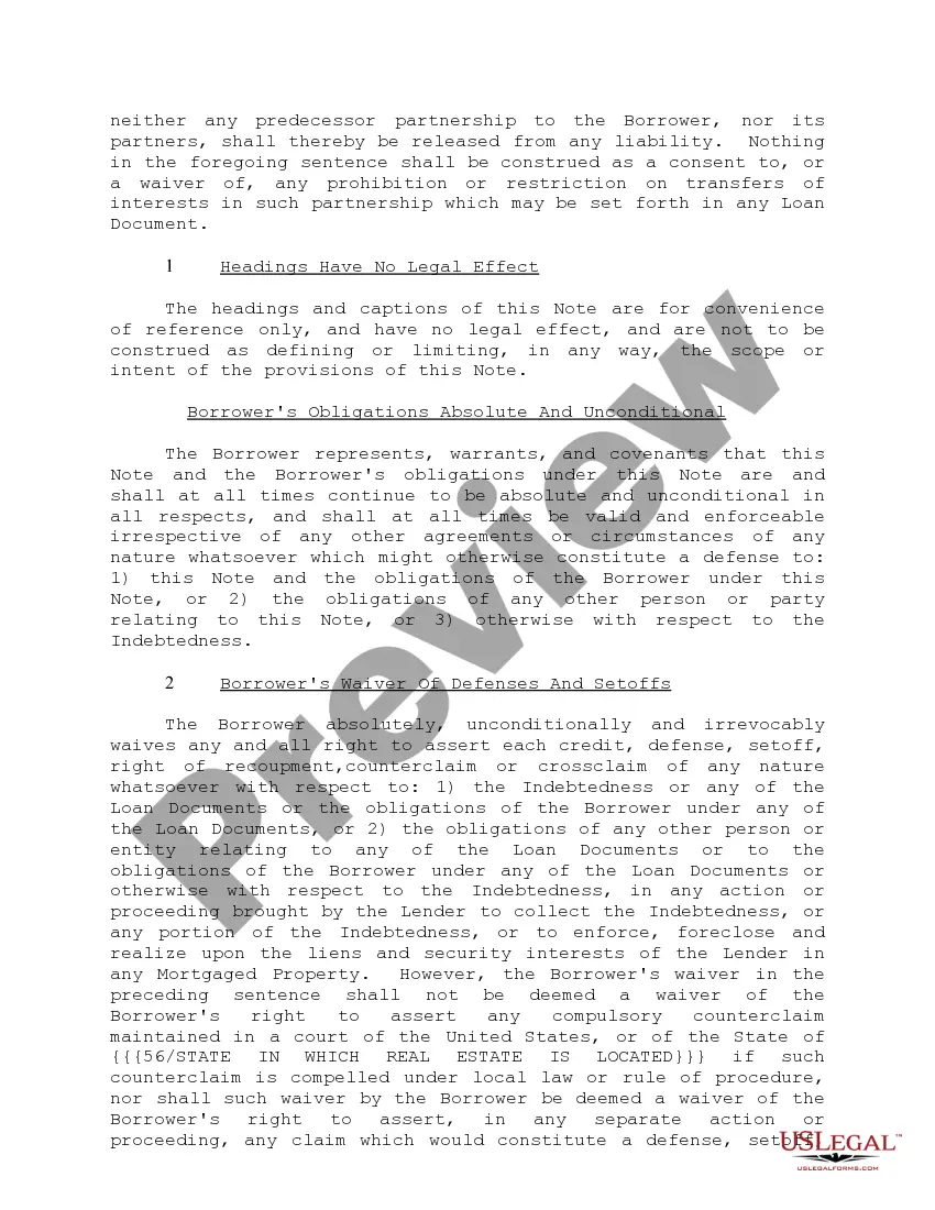 Preview Note Form and Variations