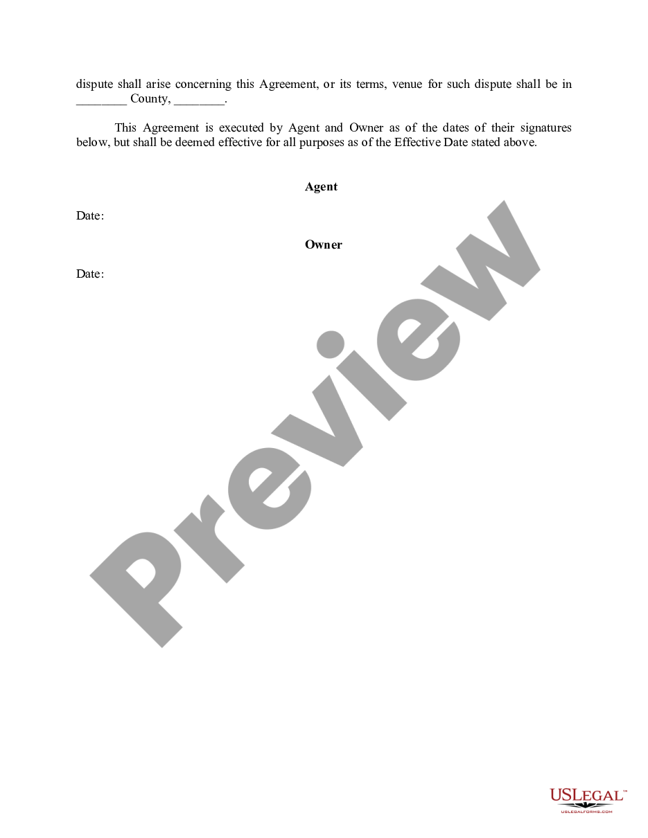 page 4 Agreement Designating Agent to Lease Mineral Interests preview