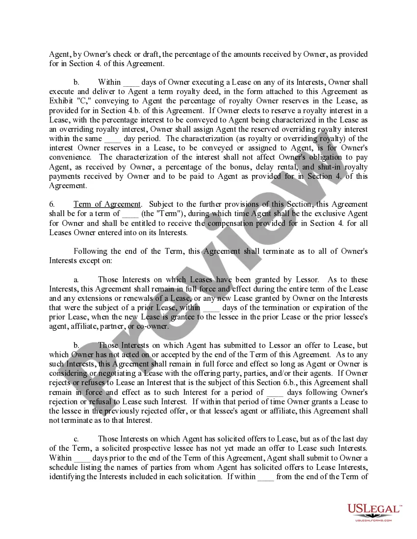 Get Agreement Designating Agent to Lease Mineral Interests Preview Agreement Designating Agent to Lease Mineral Interests
