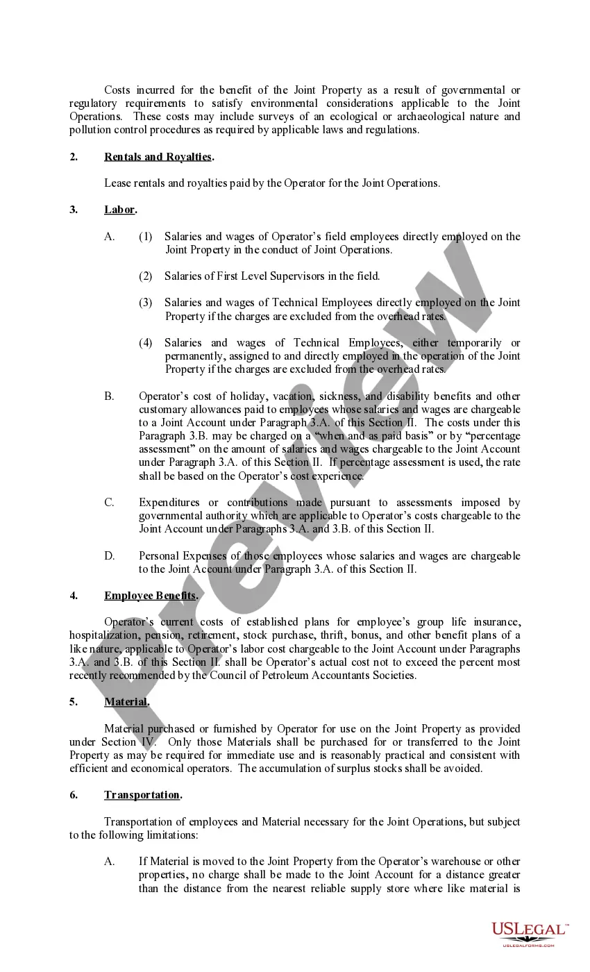 Get Exhibit C Accounting Procedure Joint Operations Preview Exhibit C Accounting Procedure Joint Operations