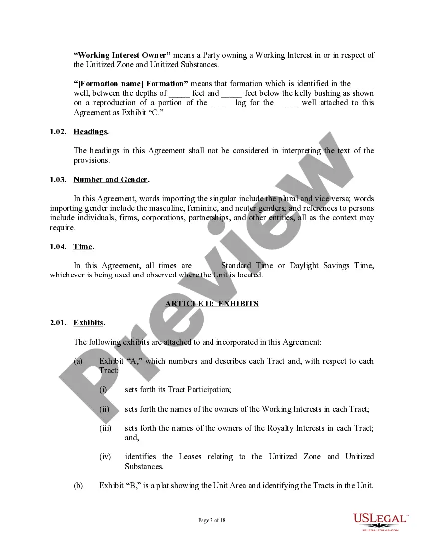 Get Gas Storage Unit Agreement (Establish Unit on Depleted Producing Property) Preview Gas Storage Unit Agreement (Establish Unit on Depleted Producing Property)