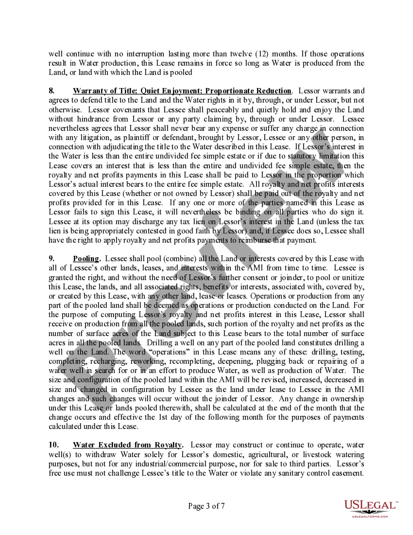 Get Groundwater Lease Preview Groundwater Lease