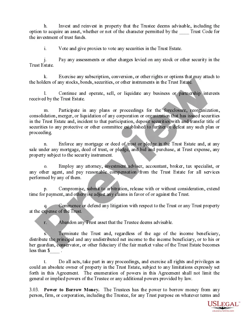 Get Revocable Trust Agreement when Settlors Are Husband and Wife Preview Revocable Trust Agreement when Settlors Are Husband and Wife