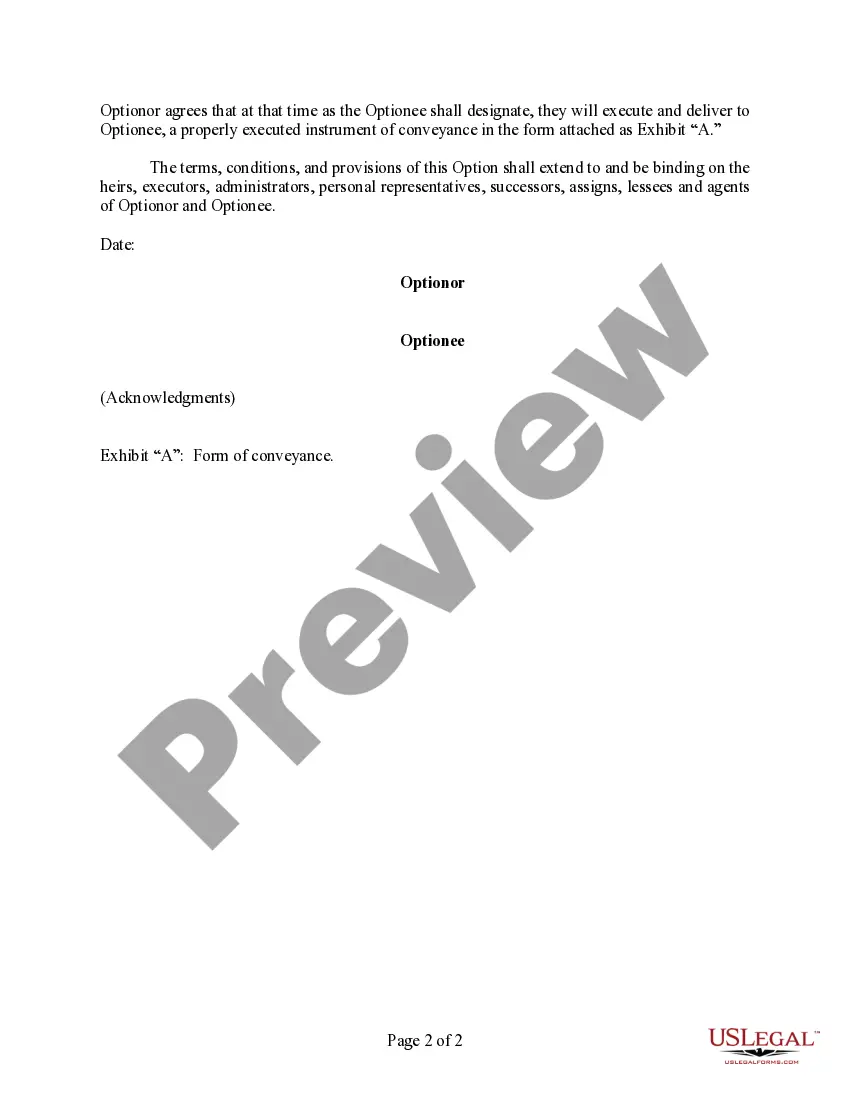 Get Option for Regeneration Station Easement Preview Option for Regeneration Station Easement
