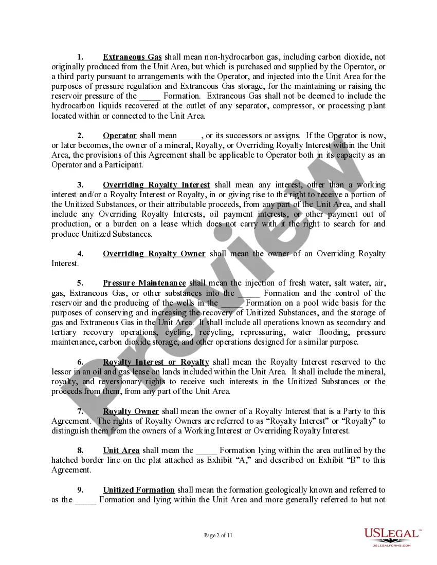 Get Production and Storage Unit Agreement Preview Production and Storage Unit Agreement