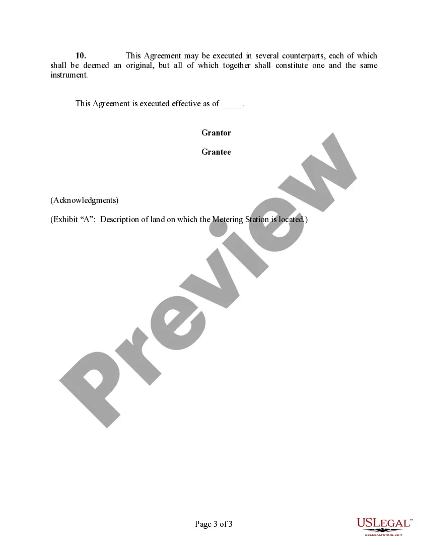 Get Servitude and Easement Agreement (For Pipelines and Metering Station) Preview Servitude and Easement Agreement (For Pipelines and Metering Station)