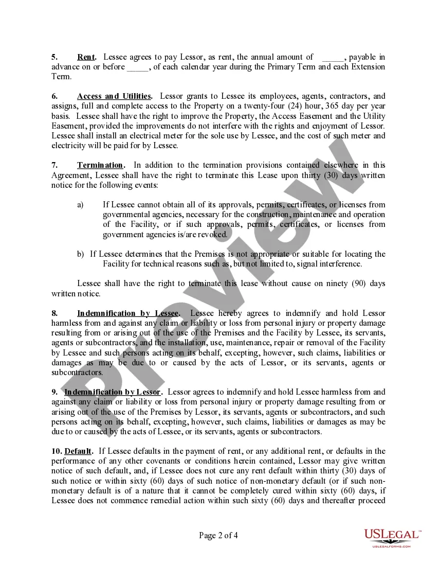 Get Tower Attachment Lease Agreement Preview Tower Attachment Lease Agreement