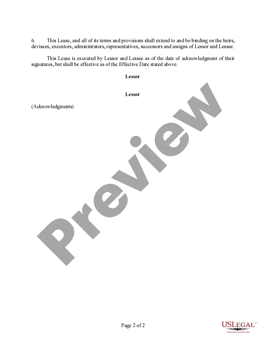 Preview Surface Lease Agreement For Production Equipment and Facilities