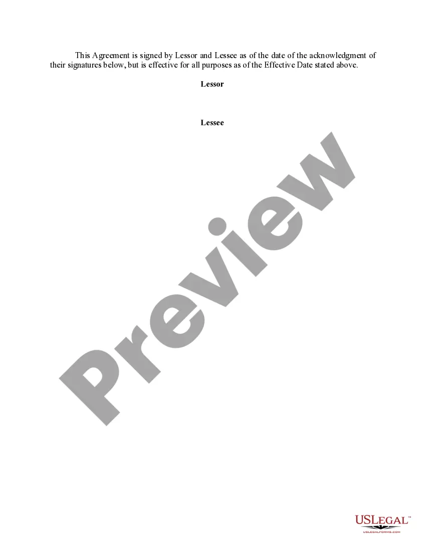 Get Salt Water Disposal Agreement Using Existing Well Preview Salt Water Disposal Agreement Using Existing Well