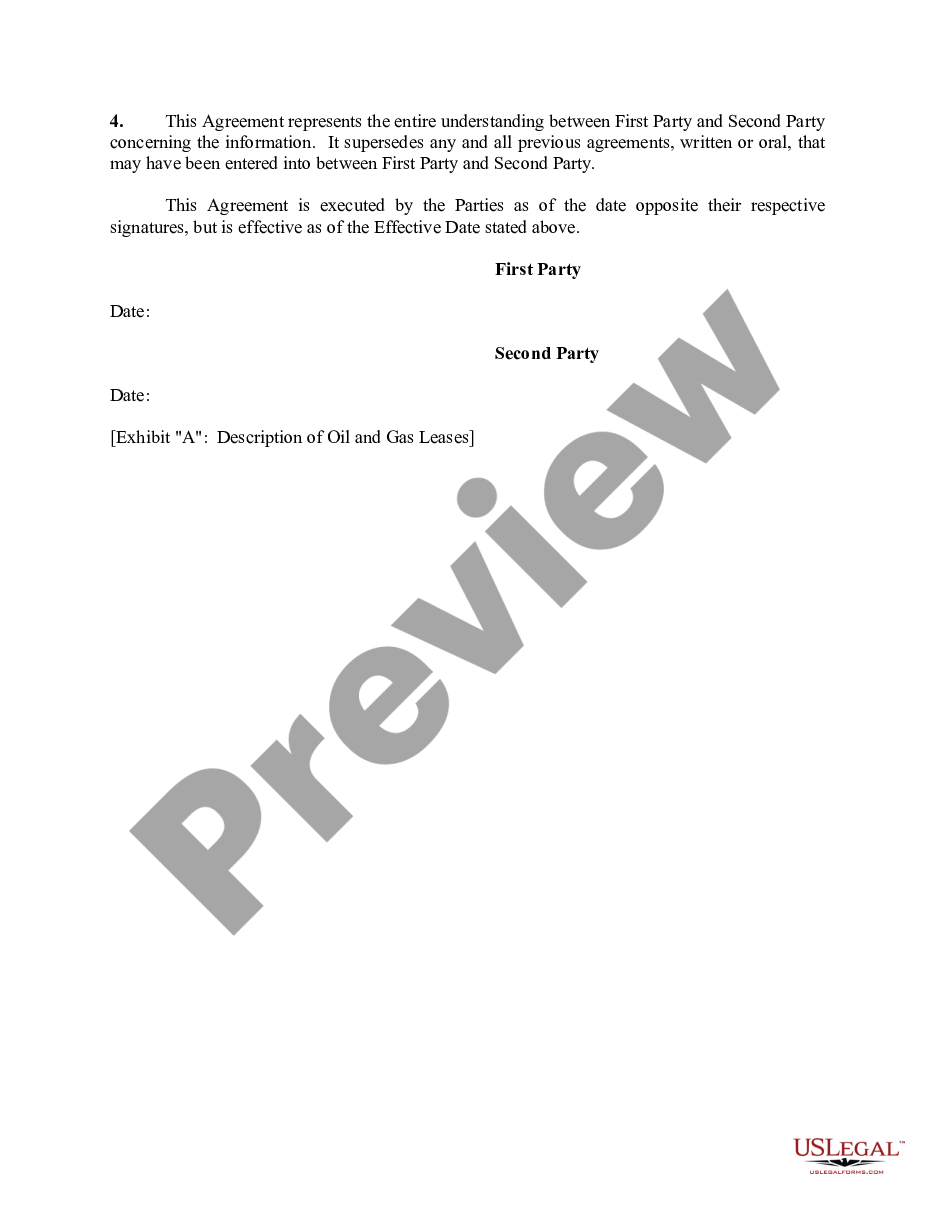 form Confidentiality Agreement on Information About Leases offered For Sale preview