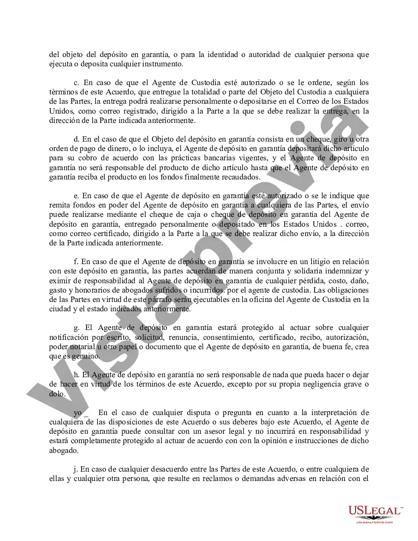 Preview Acuerdo de custodia