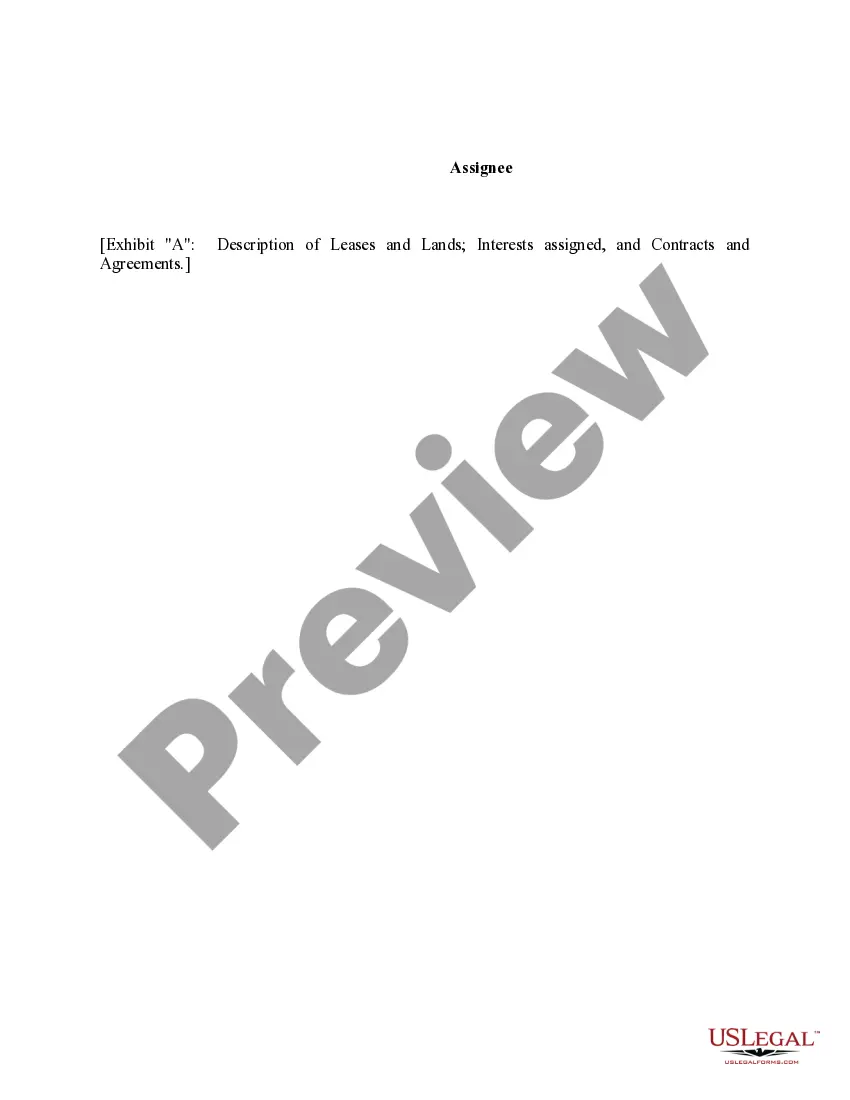 Get Assignment of Oil and Gas Leases with Reservation of Overriding Royalty Interest Before Payout, and A Back-In Working Interest After Payout Preview Assignment of Oil and Gas Leases with Reservation of Overriding Royalty Interest Before Payout, and A Back-In Working Interest After Payout
