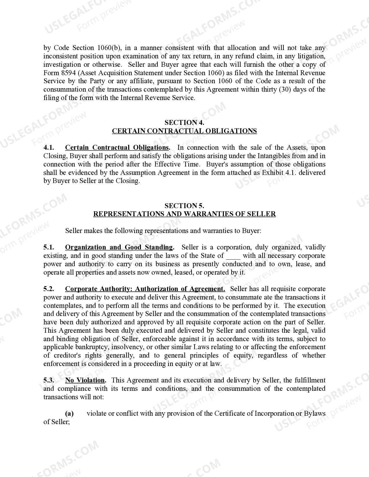Preview Facilities Sale Agreement for Plant and Pipeline