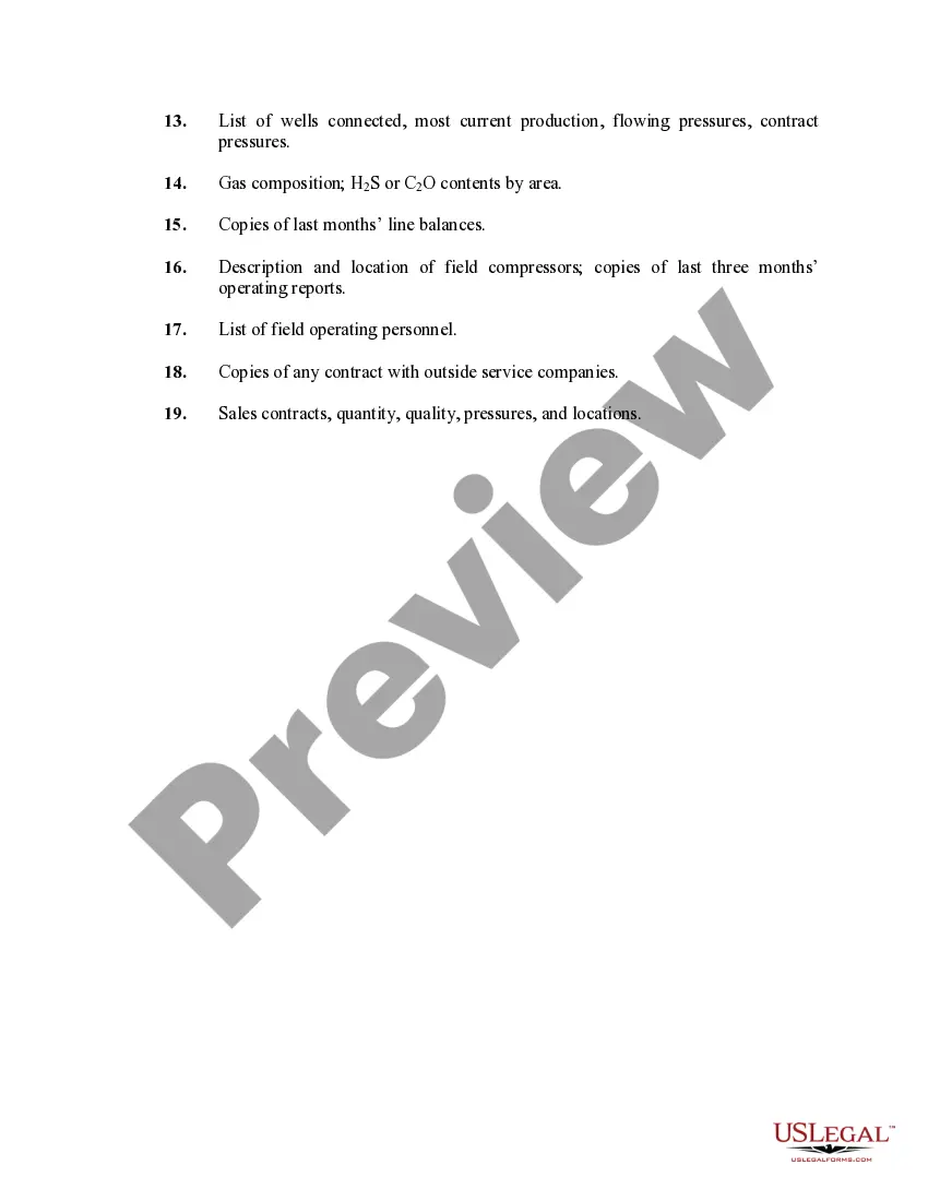 Get Due Diligence Overview Oil and Gas Properties Preview Due Diligence Overview Oil and Gas Properties