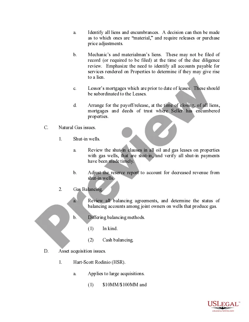 Get Outline of the Acquisition Process Representing Sellers and Buyers in the Sale of Producing Properties Preview Outline of the Acquisition Process Representing Sellers and Buyers in the Sale of Producing Properties