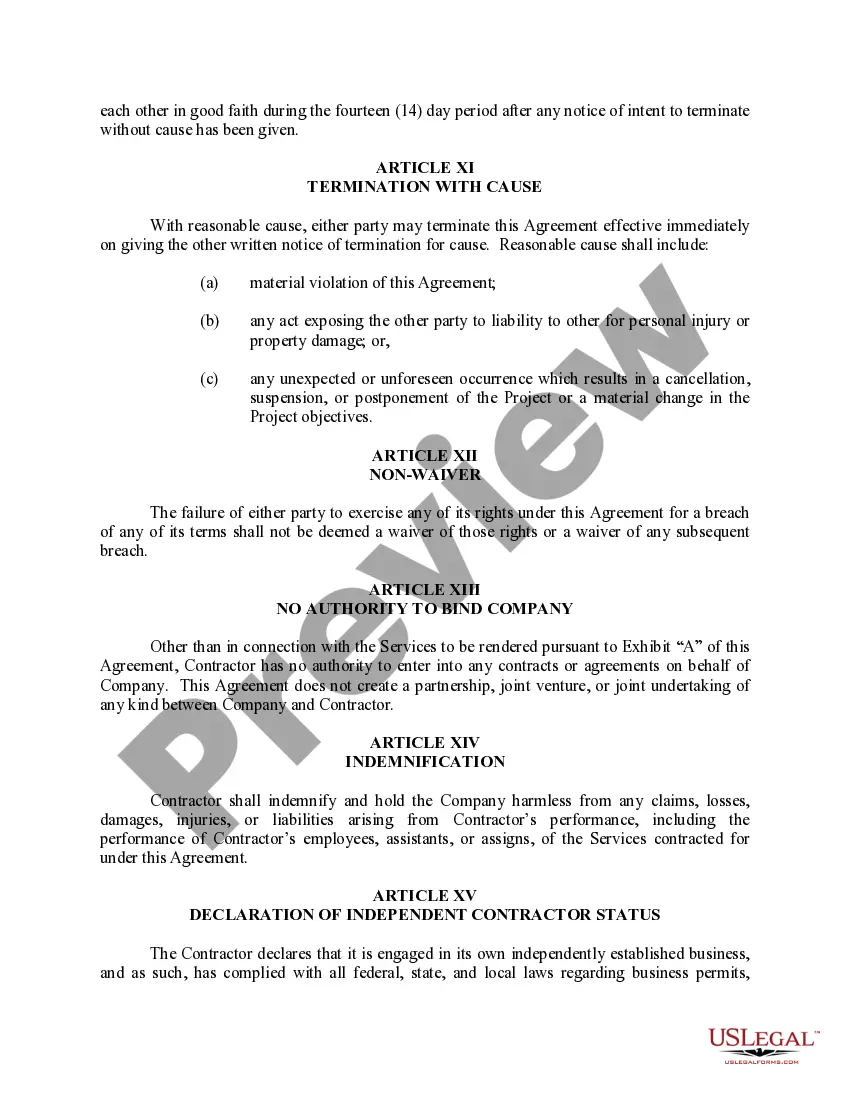 Get Contract For Land Related Services Preview Contract For Land Related Services
