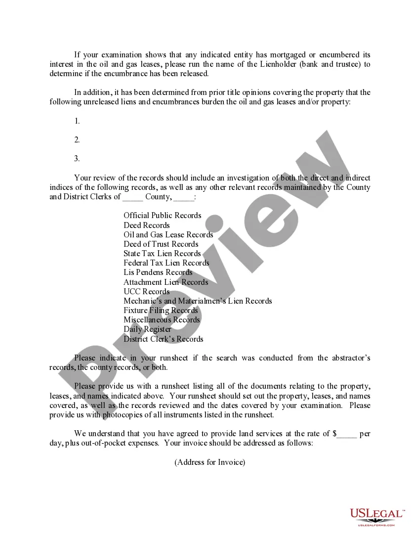 Get Request For Landman Record Search Preview Request For Landman Record Search