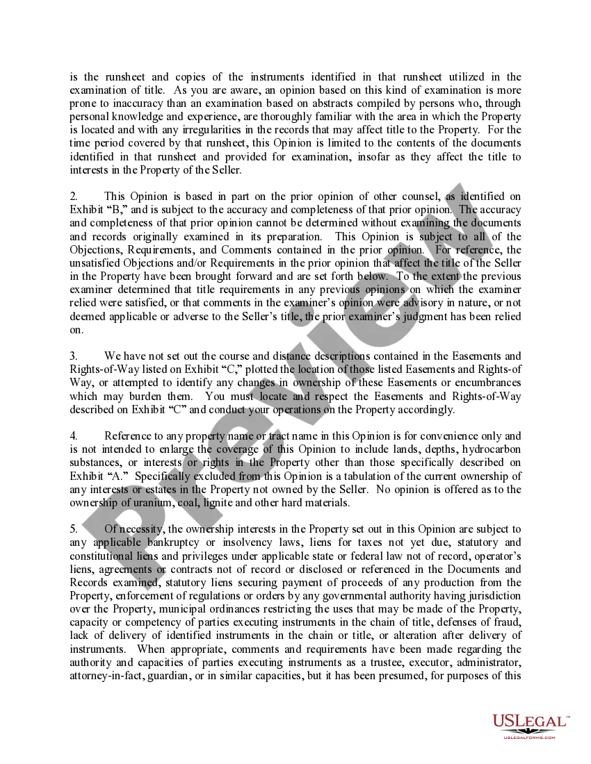 Preview Limited Title Opinion