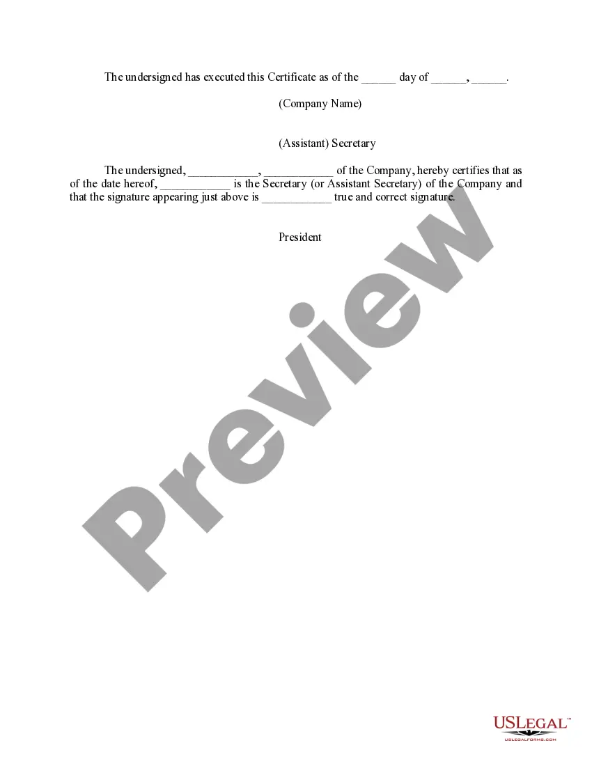 Get Certificate of Officer Preview Certificate of Officer