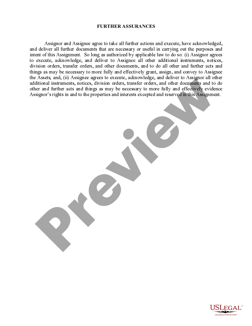 Further Assurances US Legal Forms
