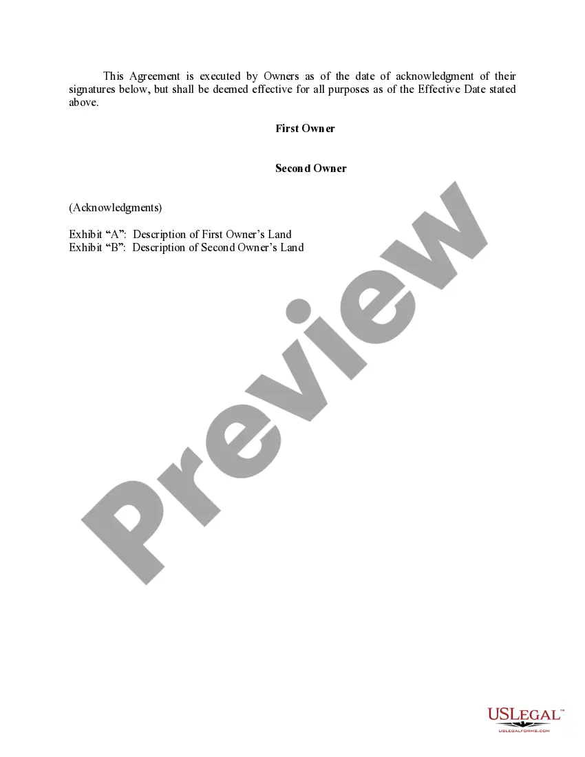 Get Boundary Line Agreement and Deed Between Adjacent Land Owners Preview Boundary Line Agreement and Deed Between Adjacent Land Owners