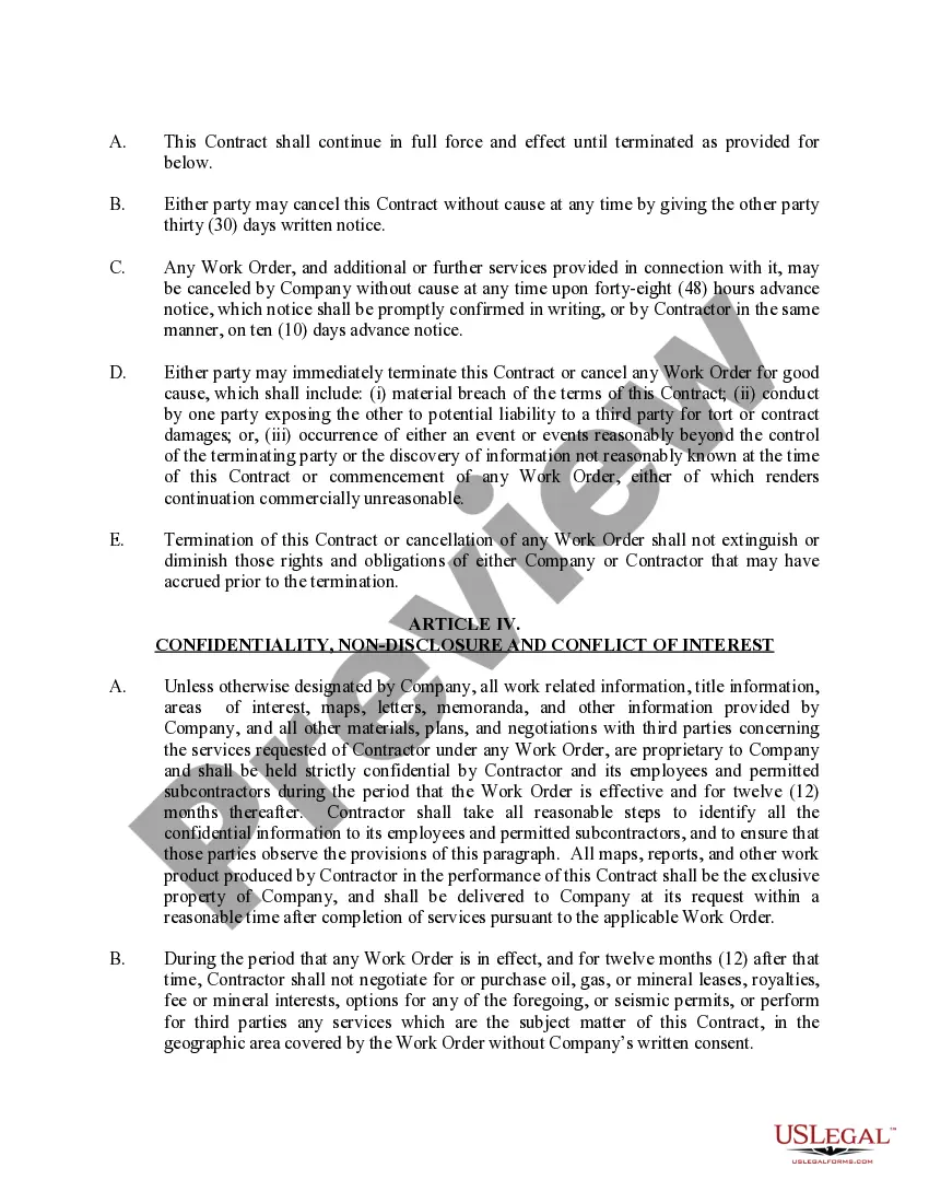 Get Master Land Services Contract Preview Master Land Services Contract