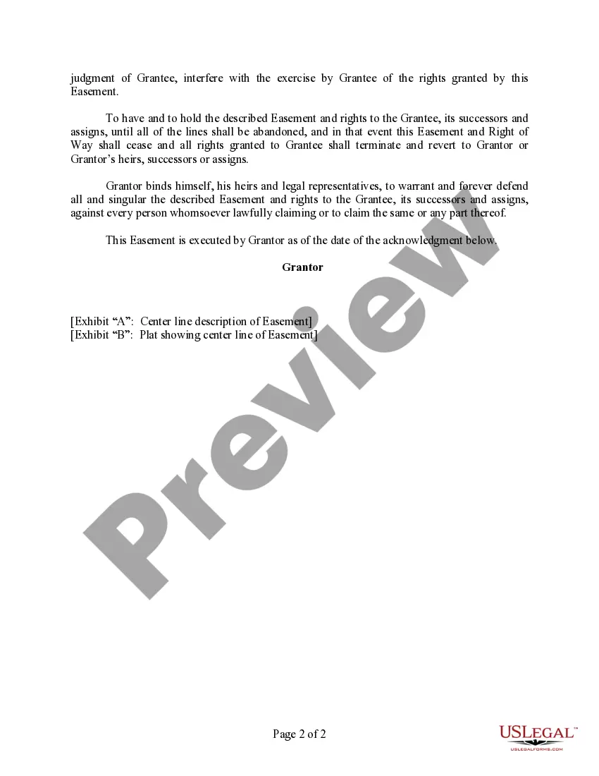 Get Easement and Right of Way For Electrical and Communication Lines and Facilities Preview Easement and Right of Way For Electrical and Communication Lines and Facilities