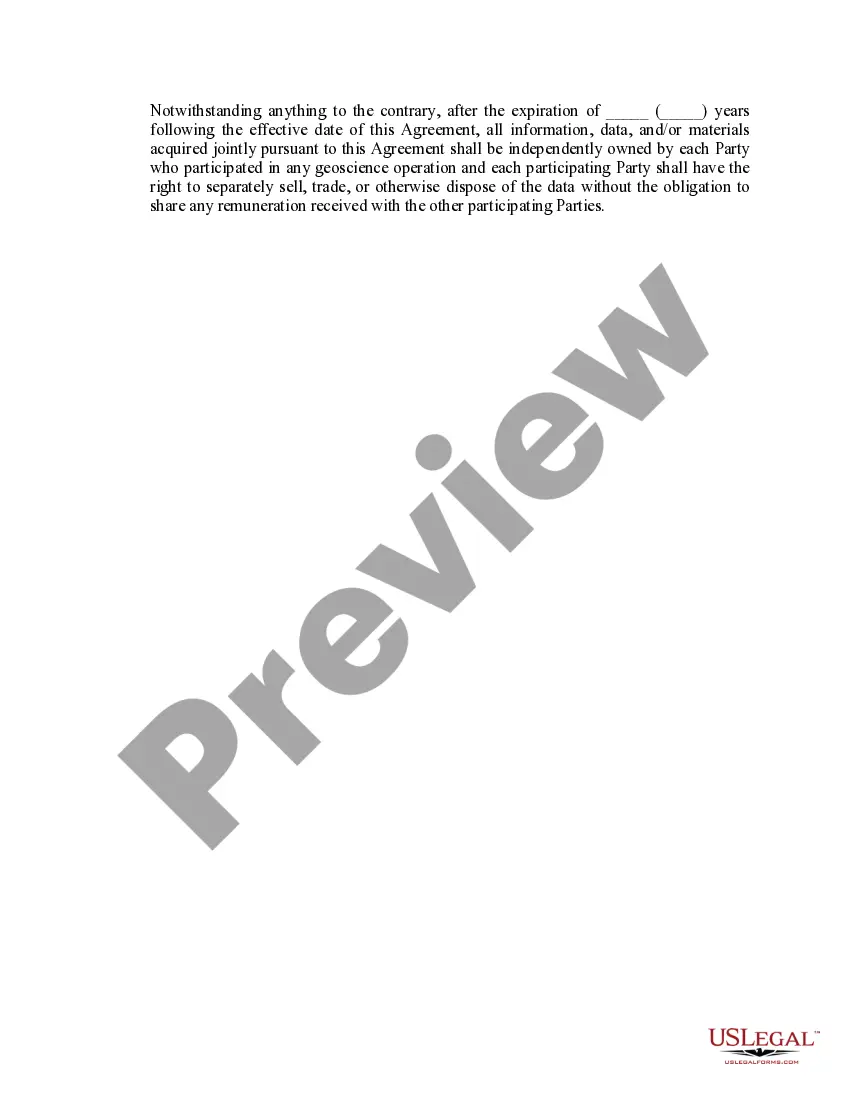 Get Geoscience Operations on the Contract Area Preview Geoscience Operations on the Contract Area