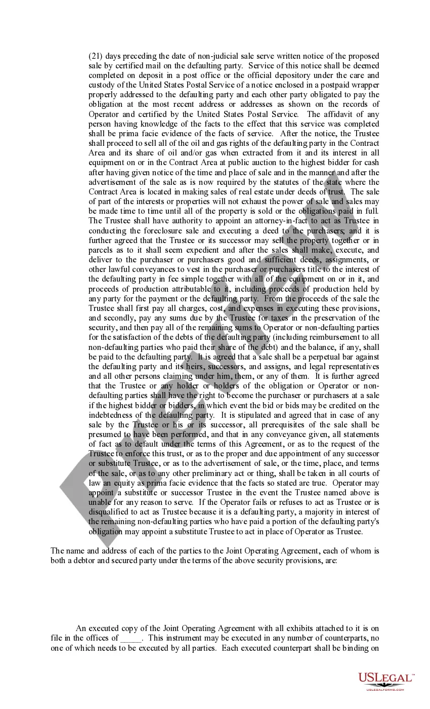 Get Exhibit H to Operating Agreement Memorandum of Operating Agreement and Financing Statement - Form 2 Preview Exhibit H to Operating Agreement Memorandum of Operating Agreement and Financing Statement - Form 2