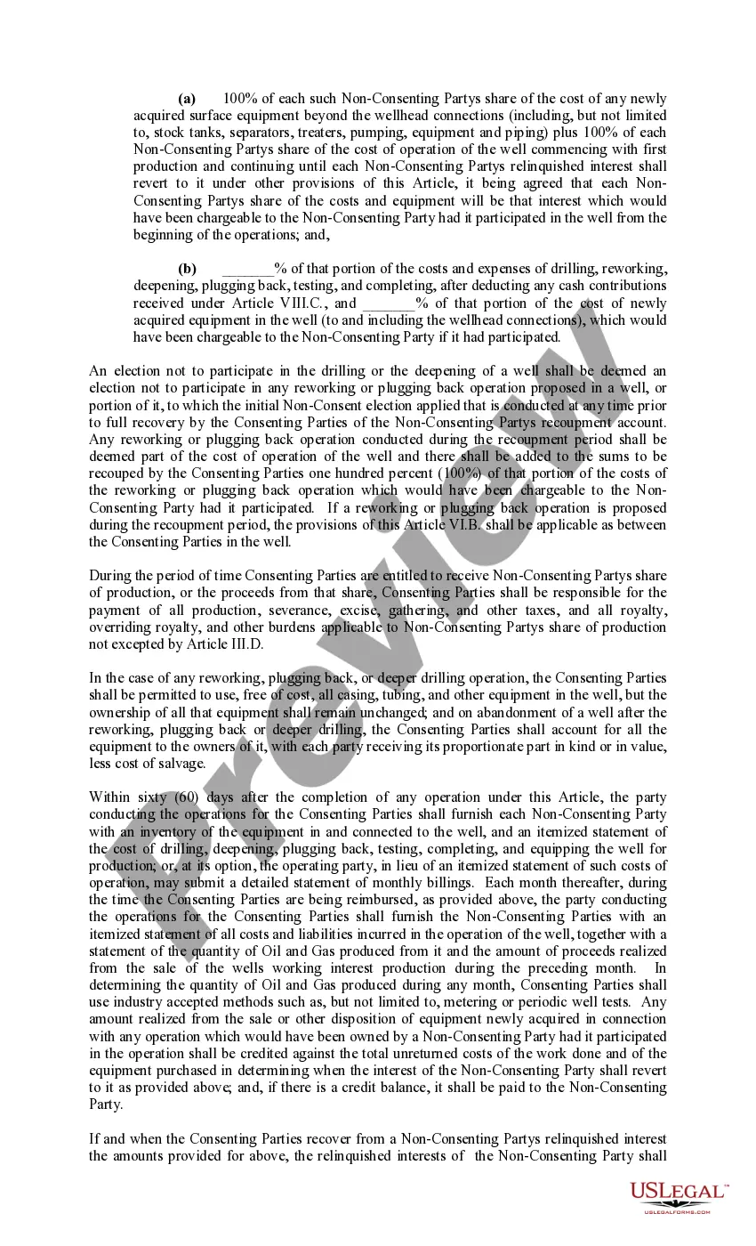 Get Joint Operating Agreement 82 Revised Preview Joint Operating Agreement 82 Revised