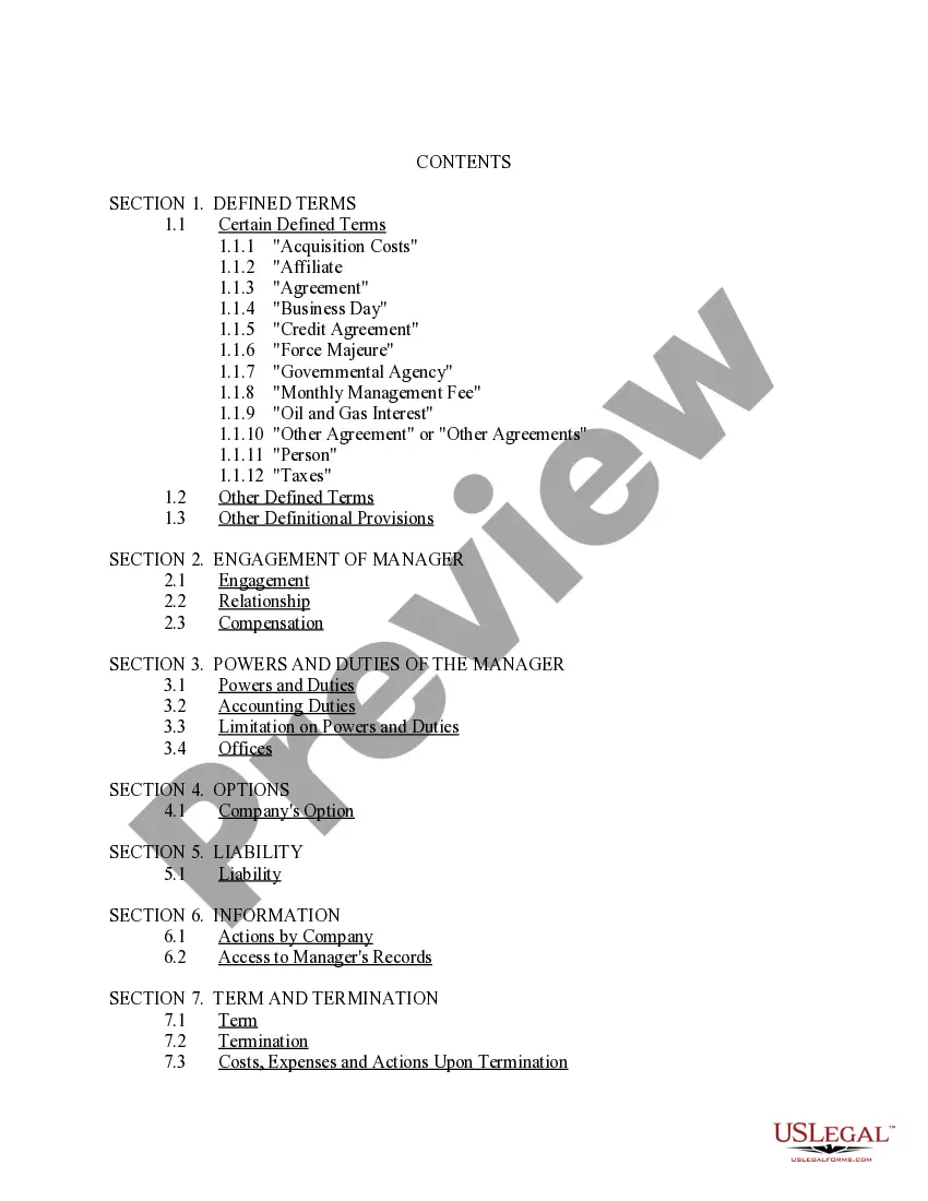 Preview Administrative Services Agreement
