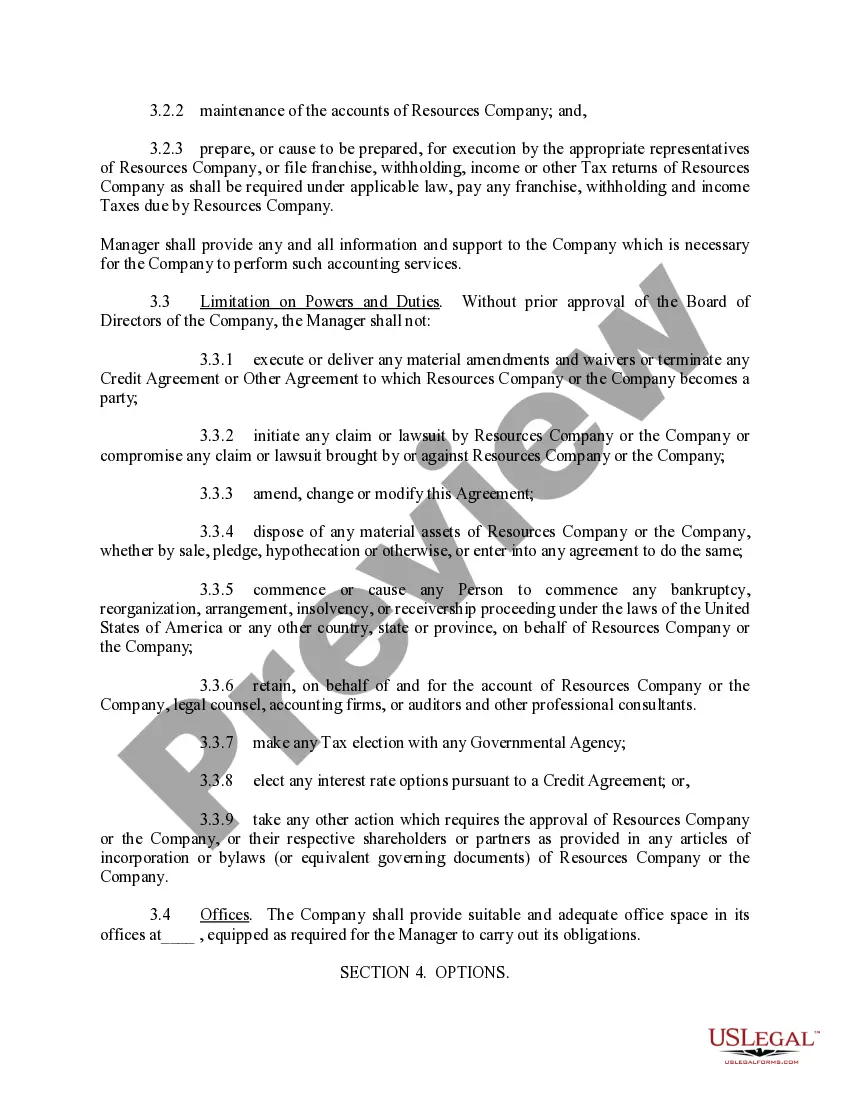 Preview Administrative Services Agreement