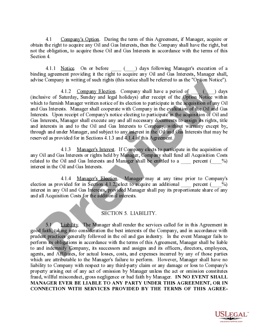 Preview Administrative Services Agreement